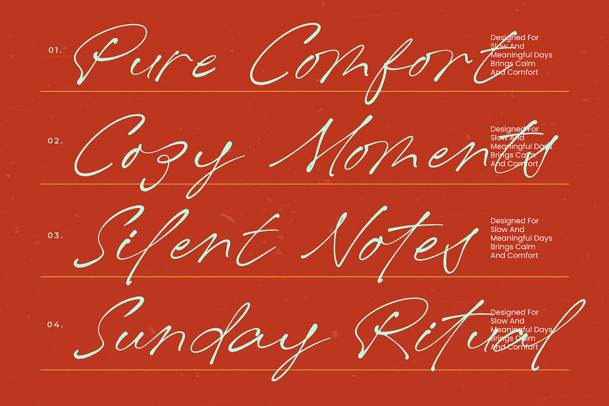 De Rough Belmonty Modern Rough, a Script Font by Letterena Studios Script (Photo 6 of 15)