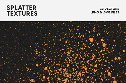 Vector Splatter Textures, a Texture Graphic by Tugcu Design Co.