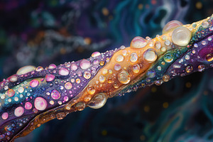 Close up of a textured plant stem, a Photo by Pavel_design