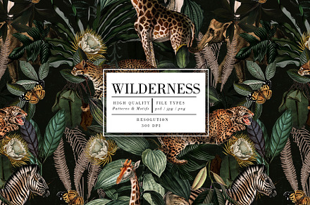 Wild pattern Summer, a Wallpaper Graphic by Luiz da Rolt Grathwohl