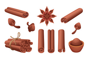 Cinnamon. Cooking exotic spice, a Graphic by Onyx