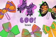 Boo Bows, an Object Illustration by GlamArtZhanna (Thumbnail 1 of 3)