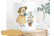 Floral Spring Animals Clipart, Goose, an Animal Illustration by Nicole Branger Art (Thumbnail 16 of 22)