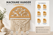 Dragonfly Macrame Hanger Lasercut, an Object Graphic by OTVEY DESIGN (Thumbnail 7 of 13)
