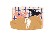 Families, couples sleep together set, a Person Illustration by PaperTrident (Thumbnail 8 of 11)