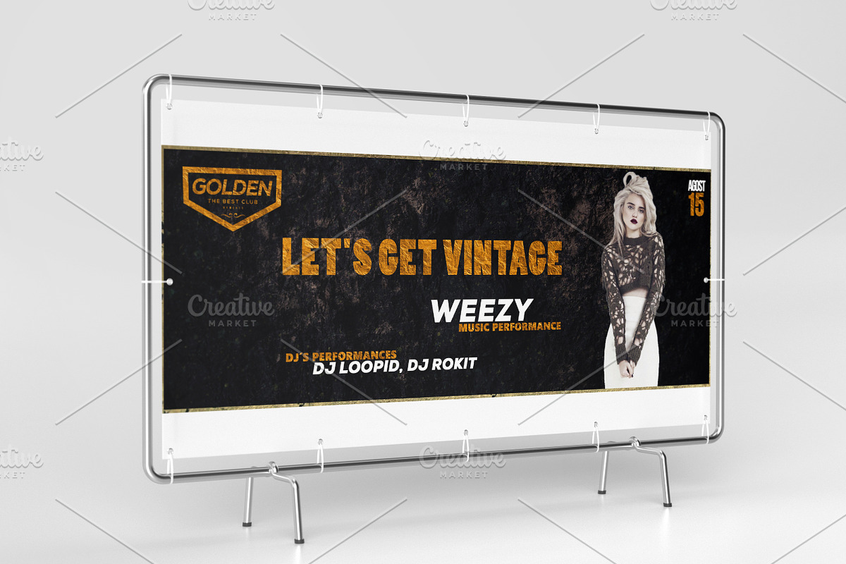 Flyer Vintage Summer, a Flyer Template by lawless graphic (Photo 1 of 2)
