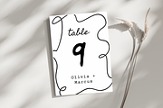 Minimalist Table Number Cards, a Card Template by RefocusMyJourney (Thumbnail 5 of 10)