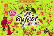 320 Western Icons and Illustrations, an Object Graphic by Retro Black Studio (Thumbnail 1 of 16)