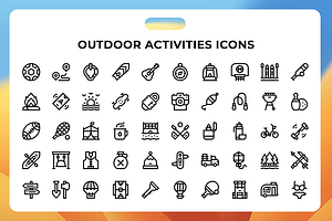 Outdoor Activities Icons, an Icon by Wencory