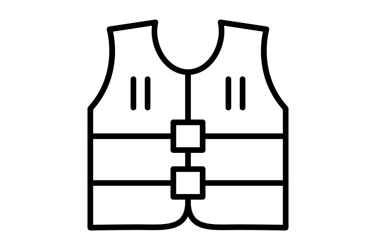 Vest Line Icon, an Icon by Pexelpy