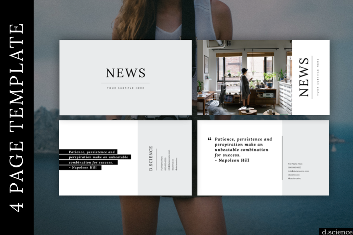 8 Branding Template Kit, a Stationery Template by Template Monkey @dscience (Photo 19 of 24)