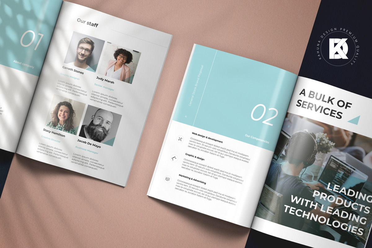 Brand Proposal, a Stationery Template by Kahuna Design (Photo 2 of 10)