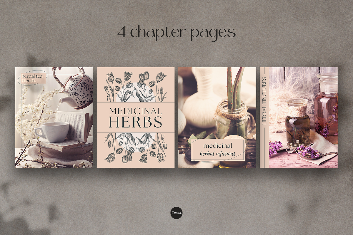 Canva Herbalist Recipe Book Template, a Marketing Template by Made by Melody (Photo 5 of 17)