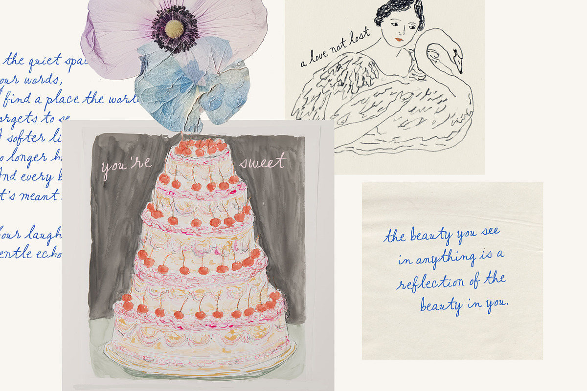 The Clumsy Cursive Font Set, a Handwritten Font by Nicky Laatz (Photo 4 of 18)