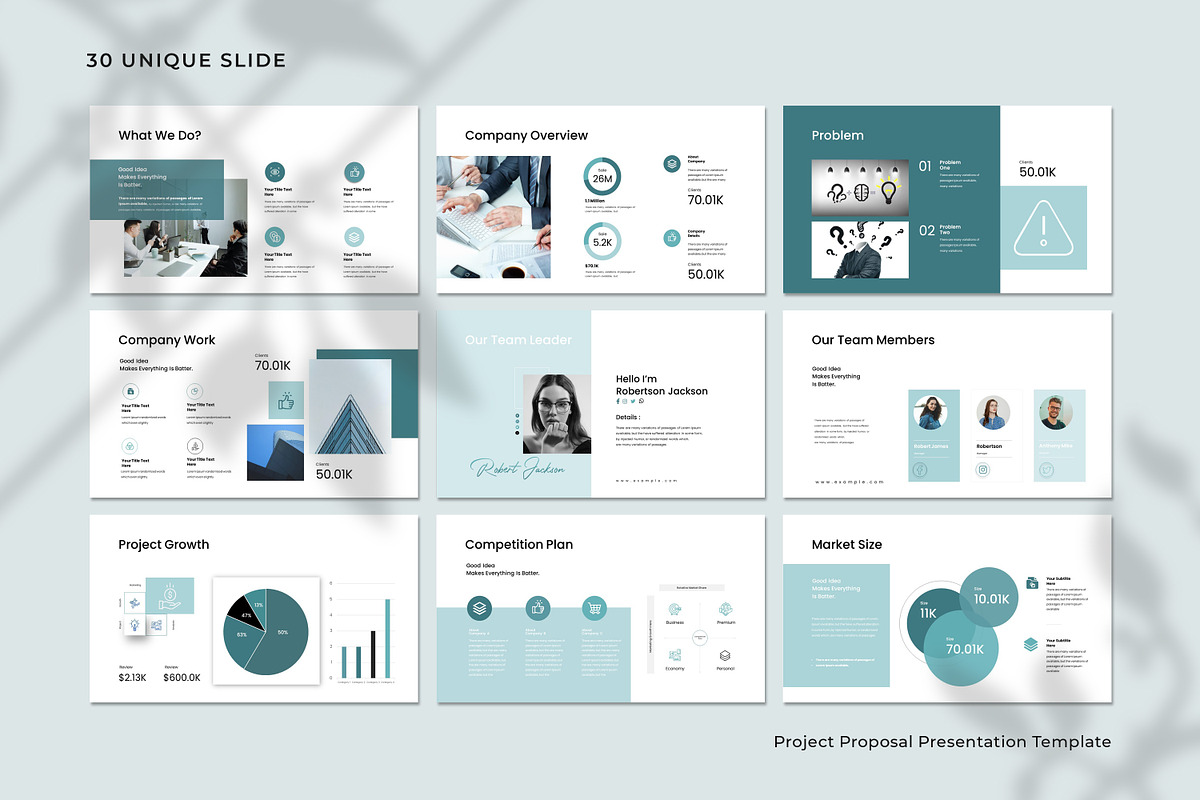 Project Proposal Presentation Templa, a Presentation Template by Creative-Work (Photo 7 of 9)