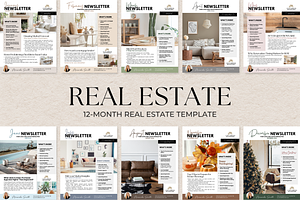 12 Month Real Estate Newsletter