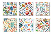 School Days Seamless Patterns, a Pattern Graphic by Canvas Craft (Thumbnail 3 of 6)
