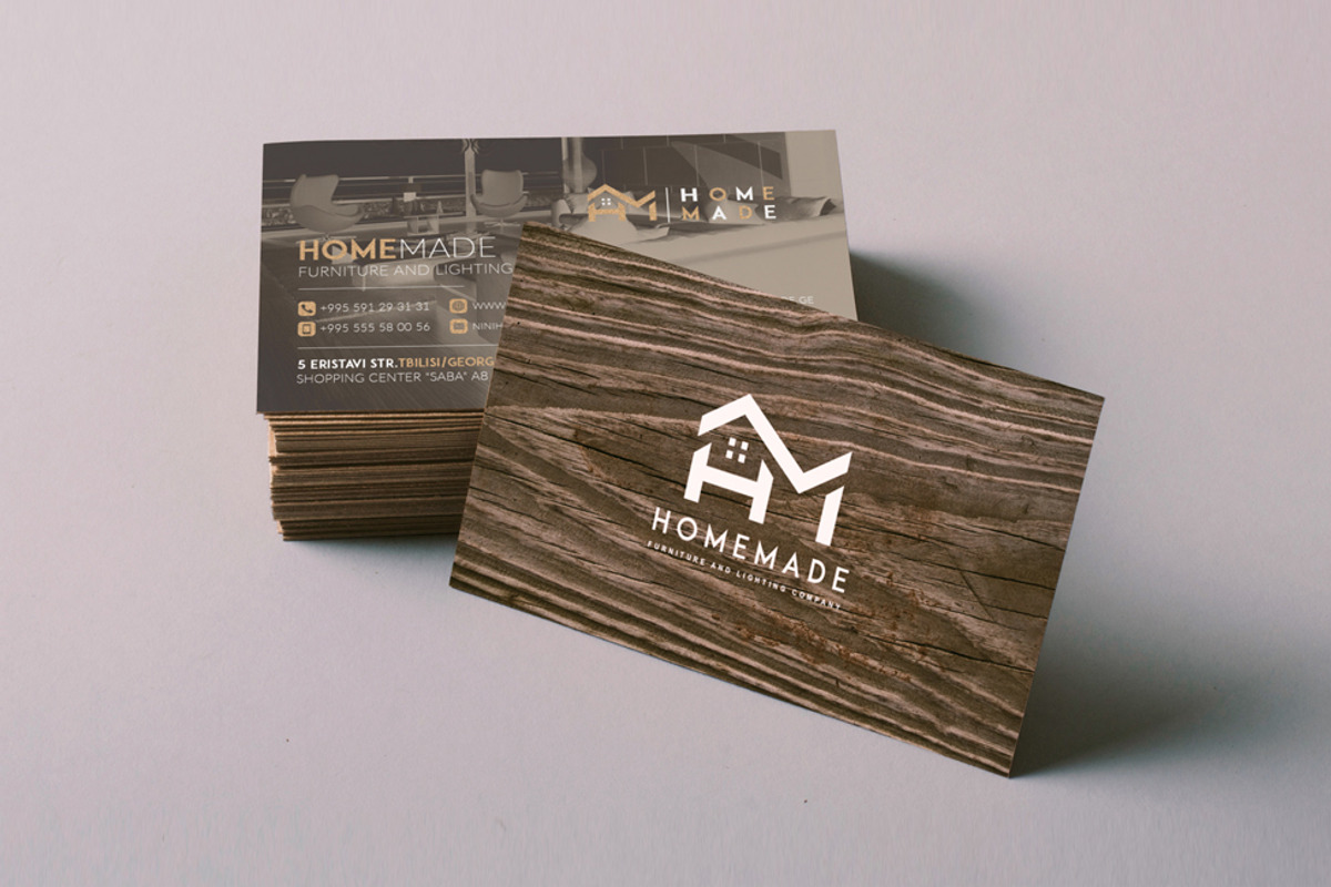 Wooden Business Card, a Business Card Template by Nikolozgraphic (Photo 1 of 4)