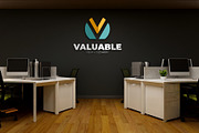 PSD Modern Office Wall Logo Mockup, a Product Mockup by Ayy (Thumbnail 3 of 23)
