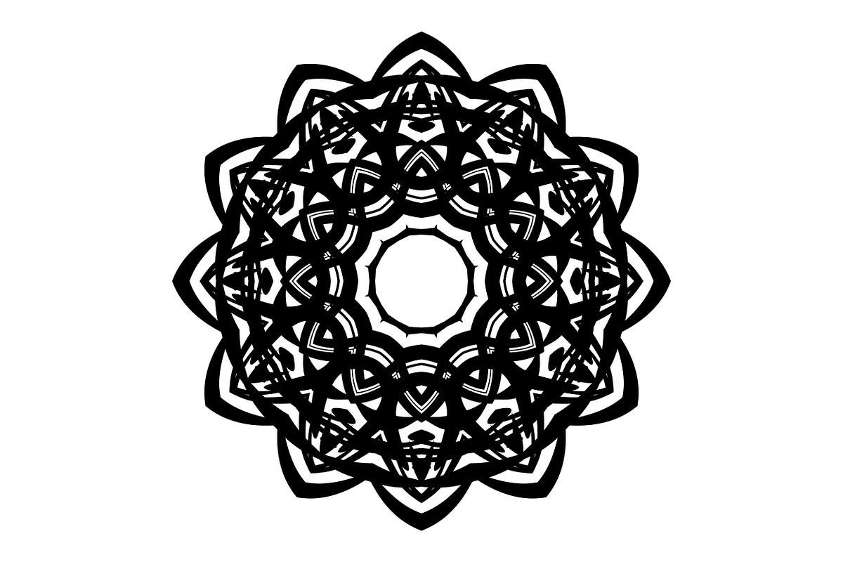 Artistic Mandala Vector Collection, a Decorative Illustration by NJ Himel (Photo 56 of 101)