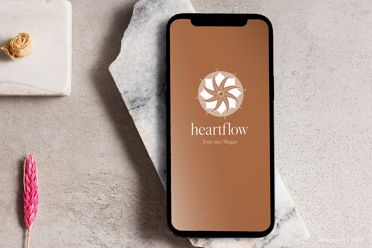 Holistic Zen Mandala Logo – Canva/AI, a Branding & Logo Template by Elibee (Photo 3 of 9)