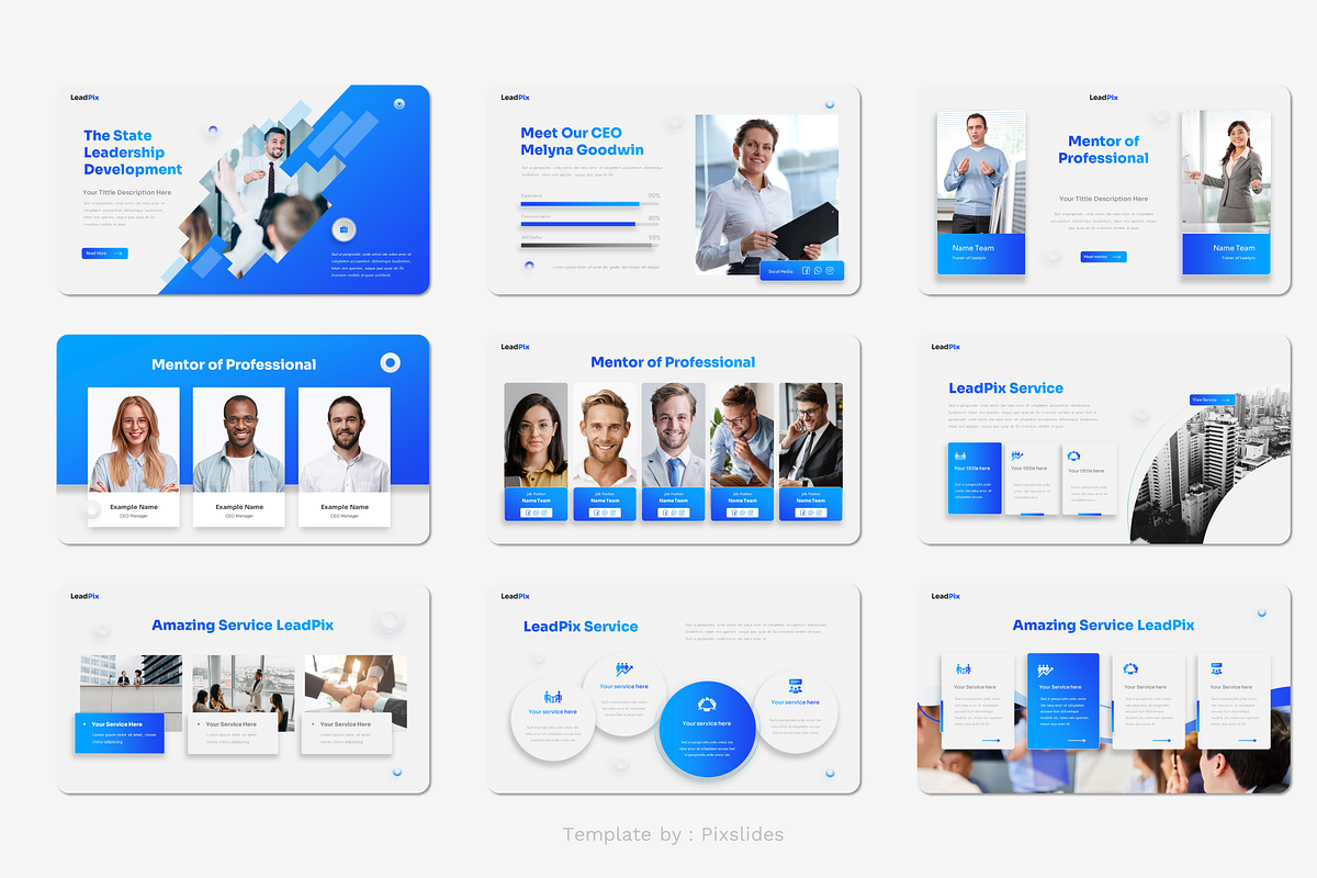 Leadership Business PowerPoint, a Presentation Template by Pixslides (Photo 4 of 10)