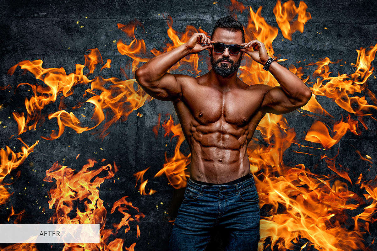 Real Fire Photoshop Overlays, a Plug-in Add-On by FixThePhoto (Photo 4 of 34)