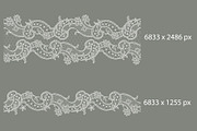 Lace seamless ribbons, cliparts., a Pattern Graphic by Ajuga (Thumbnail 10 of 12)