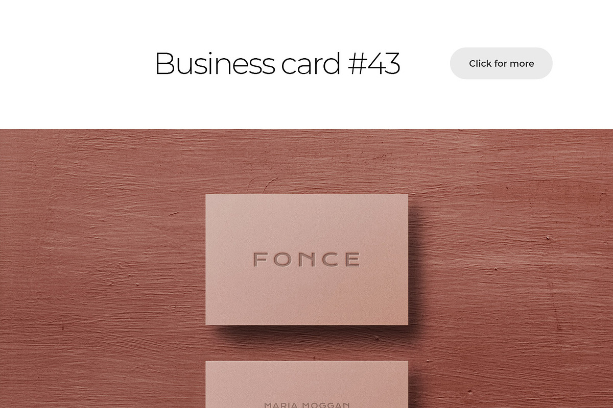 Business Card Mockup Template Bundle, a Business Card Template by PrintPixel (Photo 62 of 104)