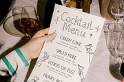Cocktail Night Festive Font Family, a Handwritten Font by Ayya Studio (Thumbnail 4 of 19)