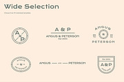 Minimalist Logo Templates, a Branding & Logo Template by ClayStudio (Thumbnail 9 of 16)