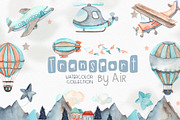 Watercolor Transport by air, an Object Graphic by Ana-Sakuta (Thumbnail 1 of 17)