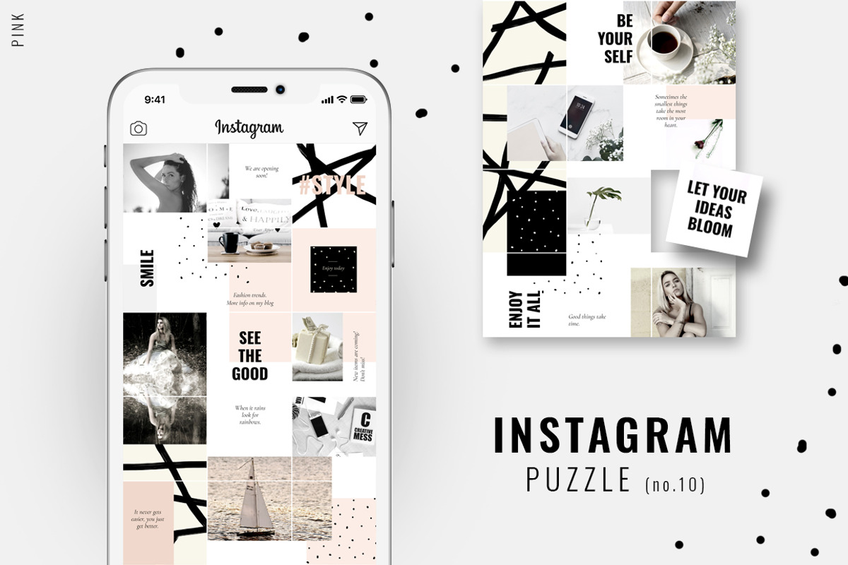 -90%MASSIVE BUNDLE-Instagram puzzles, a Social Media Template by CreativeFolks (Photo 11 of 25)