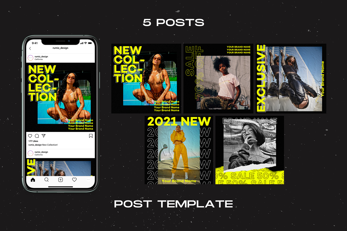 Street Fashion - IG Post&Stories, a Social Media Template by Rumiz Design (Photo 3 of 5)
