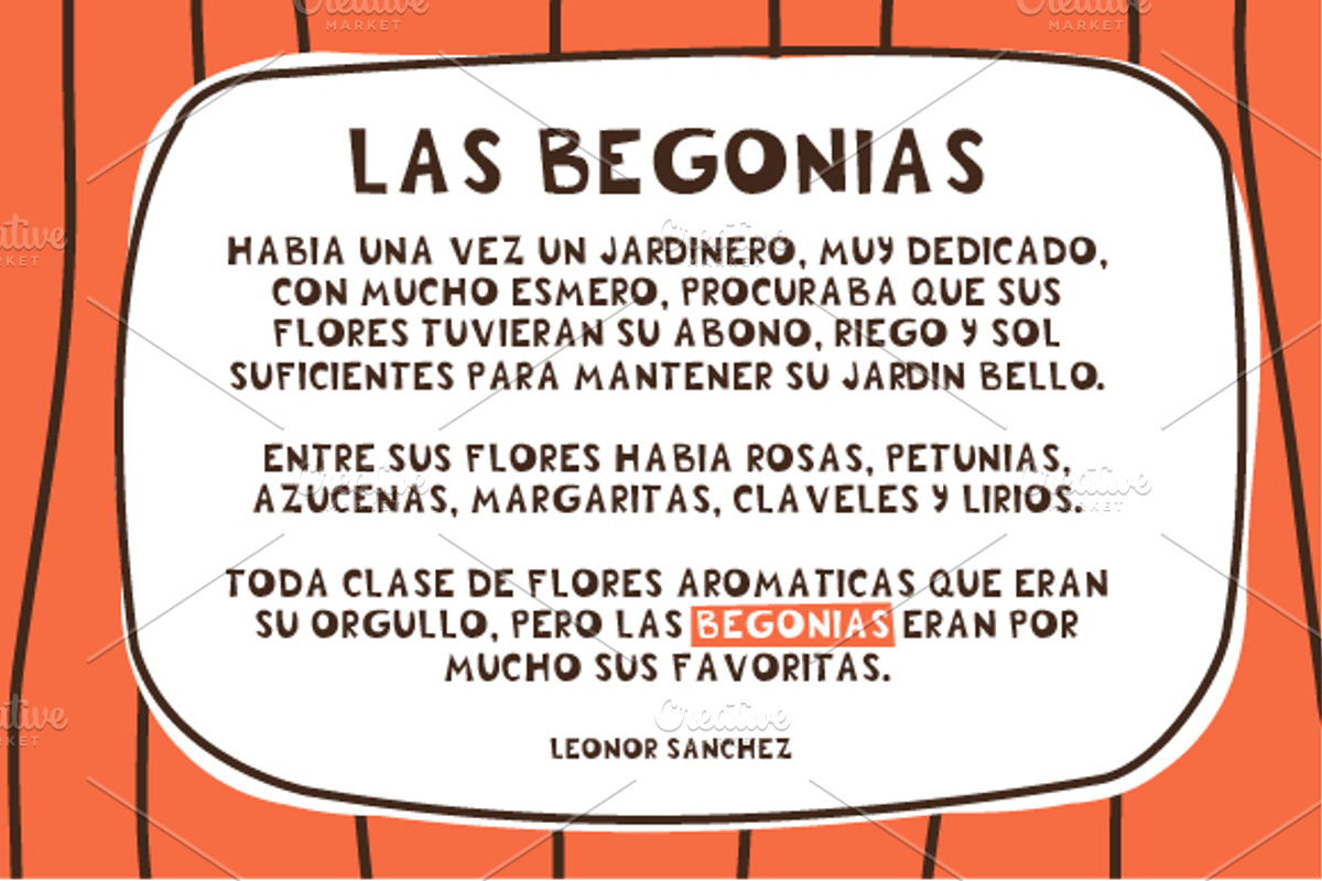Begonia Sans preview 3