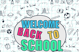 Back To School Vector Set