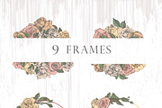 Floral vintage collection, a Texture Illustration by Mandarinkas art (Thumbnail 3 of 9)