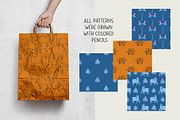 Patterns from the box of pencils 2, a Pattern Graphic by Annakniaz (Thumbnail 5 of 10)