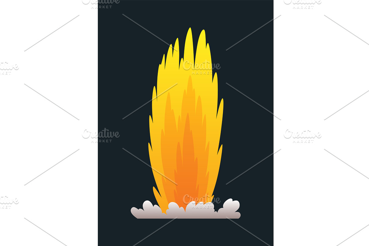 Explosion animation. Animation, an Object Illustration by Things for designers
