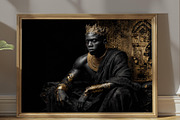 Golden Midas Africa Wall Art Set, a Decorative Illustration by PrintablesByFranklyn (Thumbnail 3 of 10)