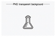 Laboratory Tube and FLask Icons, a Healthcare Illustration by Designfour (Thumbnail 6 of 7)