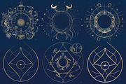 Magic Circles PS Brush & Clipart Set, a Brush Add-On by Paper Element (Thumbnail 3 of 10)