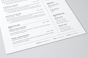 Minimal Resume, a Resume Template by Pxl_graphic (Thumbnail 4 of 4)