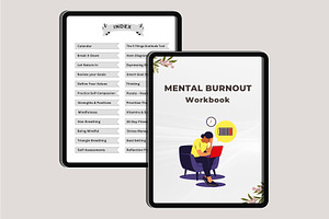 2025 Mental Burnout Workbook Digital