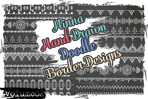 Doodle Vector Brushes Borders