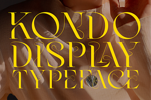 Kondo - Luxury Display Typeface