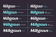 Milgran Sans Font Family, a Sans Serif Font by Kulokale (Thumbnail 3 of 10)