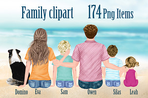 Family Clip Art,Custom Family Png