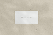 Minimal Business Card Design, a Business Card Template by Nowshinz Shoma (Thumbnail 2 of 4)