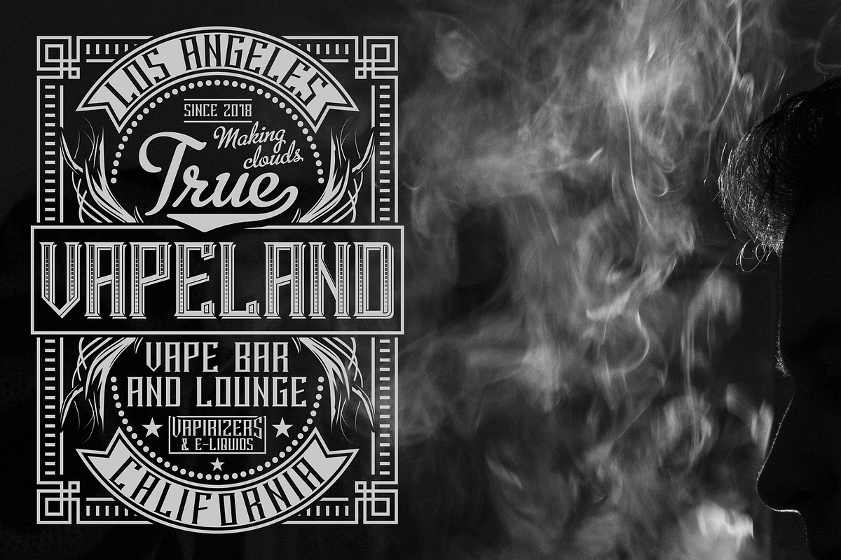 Smokers typeface preview 6